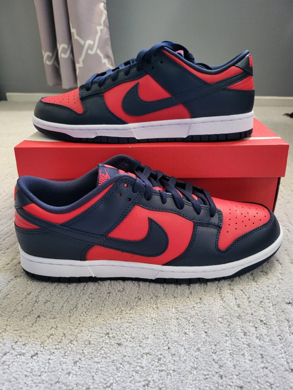 SIZE 11.5 - Nike Dunk Low Retro SE CO.JP University Red Obsidian DV0833-601 NEW!